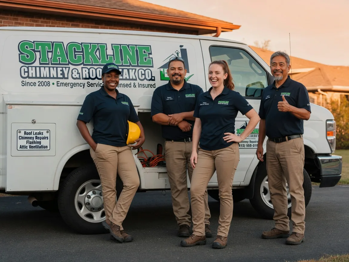 Chimney flashing repair company in Victor, CA